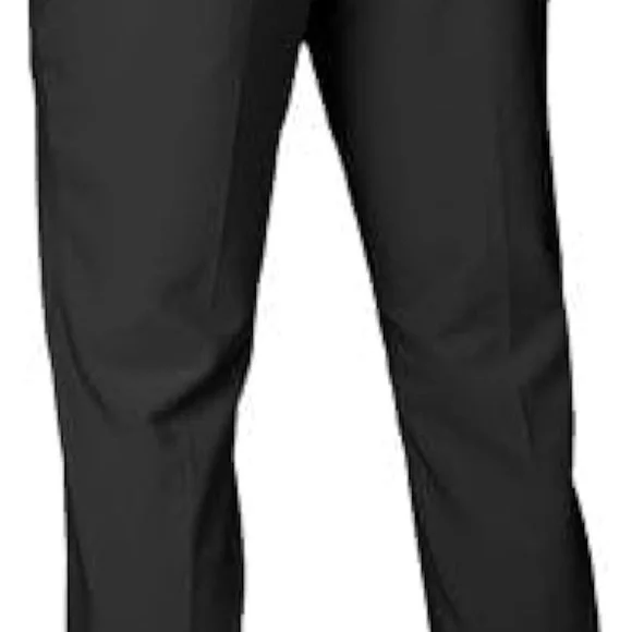 Greg Norman Gn Collection Men's Flat Front Stretch Tech Golf Pants Black 36x32